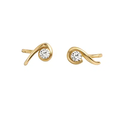 Lily Flo Jewellery Women's Gold It Didnt End There Necklace Diamond Earrings