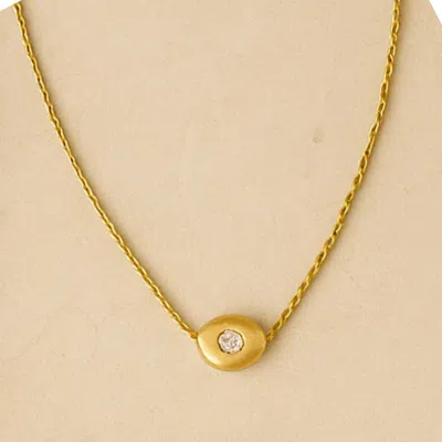 Lily Flo Jewellery Women's Gold Orba Petite Orb Necklace