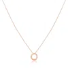 Lily Flo Jewellery Women's Pure Karma Rose Gold Necklace
