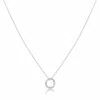 Lily Flo Jewellery Women's Pure Solid Karma White Gold Necklace