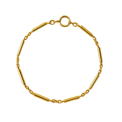 Lily Flo Jewellery Women's Solid Gold Chain Link Bracelet