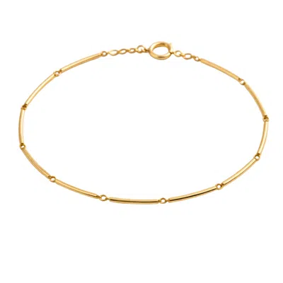 Lily Flo Jewellery Women's Solid Gold Interval Bracelet