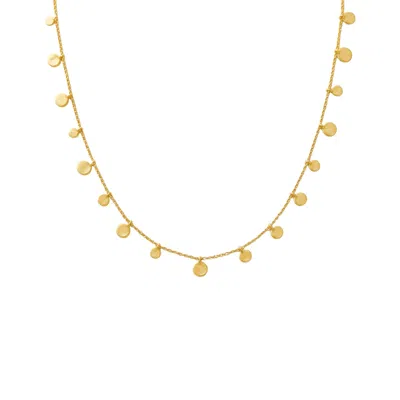 Lily Flo Jewellery Women's Stardust Gold Dot Chain Necklace