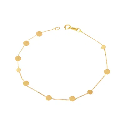 Lily Flo Jewellery Women's Stardust Reach For The Stars Bracelet In Solid Gold