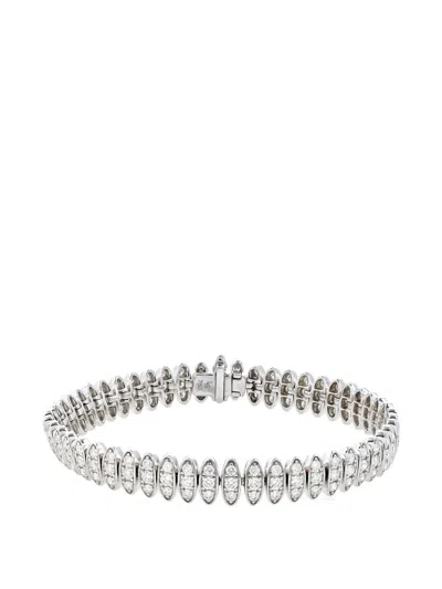 Lily Gabriella Aurea Diamond Bracelet In Silver