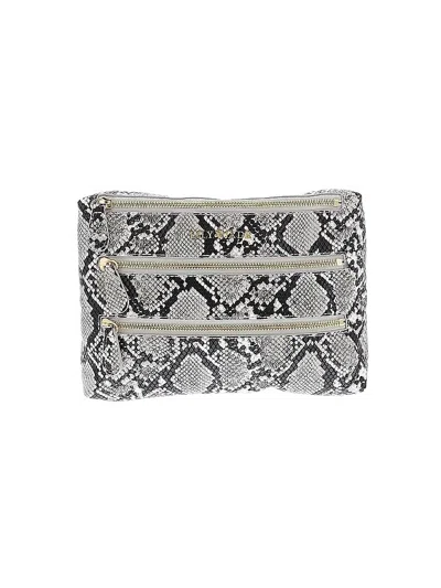 Pre-owned Lily Jade Leather Belt Bag In Gray