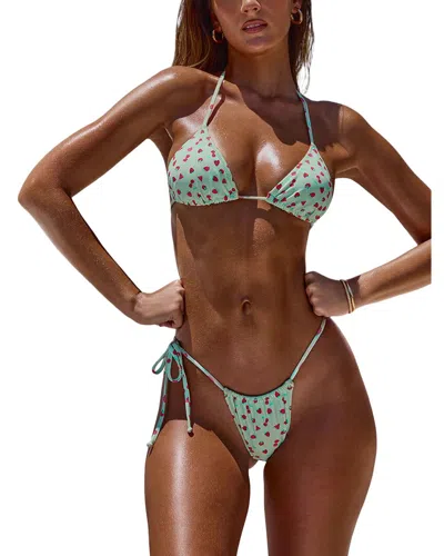 Lily Kim Bikini Set In Blue