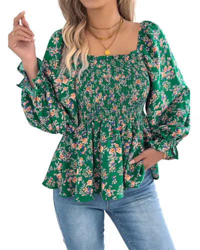 Lily Kim Blouse In Green