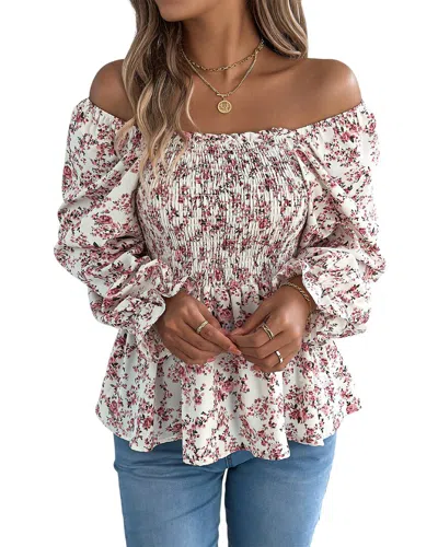 Lily Kim Blouse In White