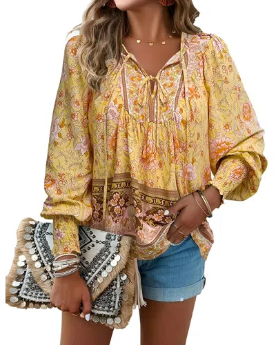 Lily Kim Blouse In Brown