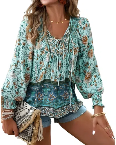 Lily Kim Blouse In Green