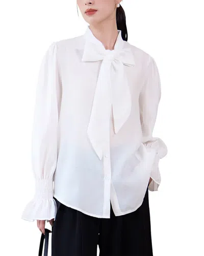 Lily Kim Blouse In White