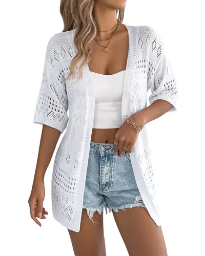 Lily Kim Cardigan In White