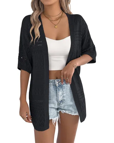 Lily Kim Cardigan In Black