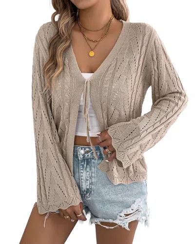 Lily Kim Cardigan In Neutral