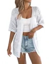 Lily Kim Cardigan In White