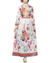 Lily Kim Dza Maxi Dress In Multi