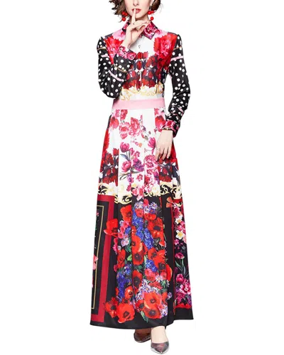 Lily Kim Dza Maxi Dress In Multi
