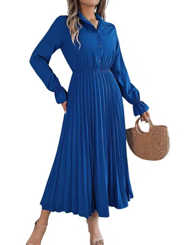 Lily Kim Maxi Dress In Blue