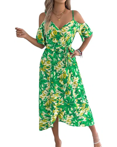 Lily Kim Maxi Dress In Green