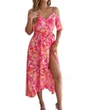 Lily Kim Maxi Dress In Pink