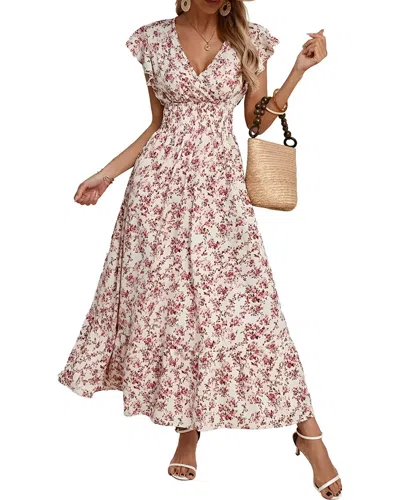 Lily Kim Maxi Dress In White