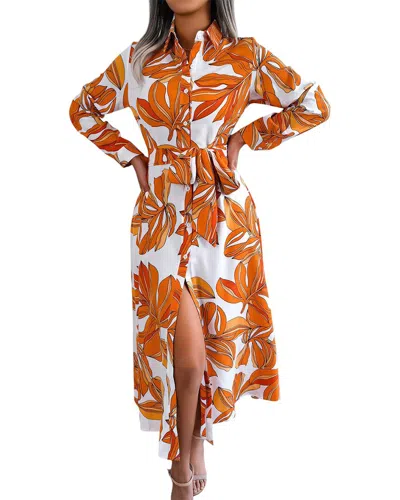 Lily Kim Midi Dress In Multi