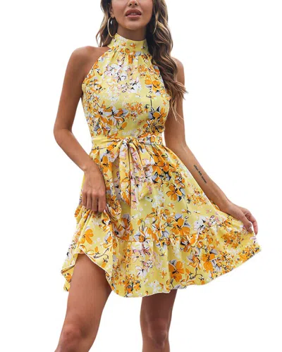 Lily Kim Mini Dress In Multi