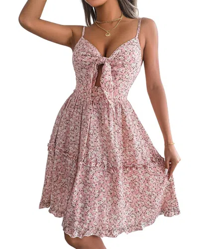 Lily Kim Mini Dress In Pink