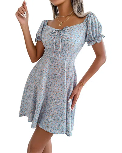 Lily Kim Mini Dress In Gray