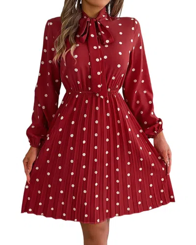 Lily Kim Mini Dress In Purple