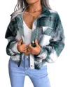Lily Kim Shacket In Green
