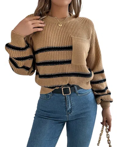 Lily Kim Sweater In Brown
