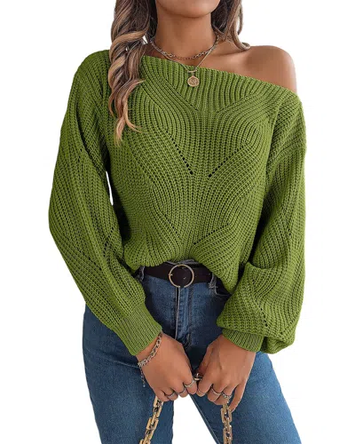Lily Kim Sweater In Green