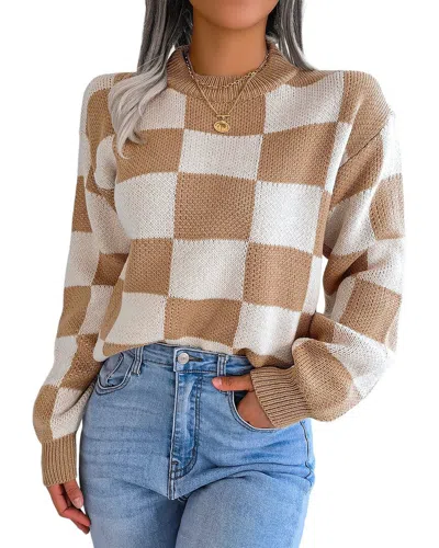 Lily Kim Sweater In Brown