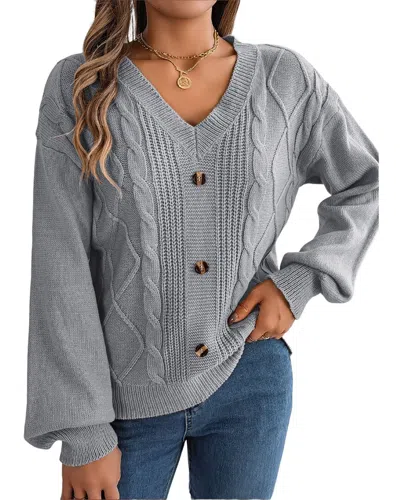 Lily Kim Sweater In Grey
