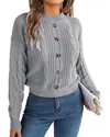Lily Kim Sweater In Gray