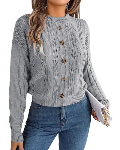 Lily Kim Sweater In Gray