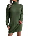 Lily Kim Sweaterdress In Green