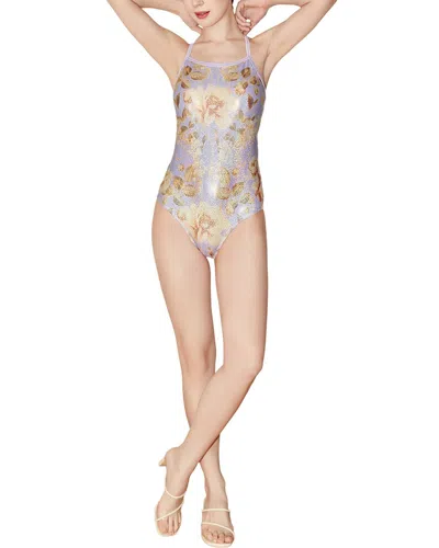 Lily Kim Swimsuit In Blue