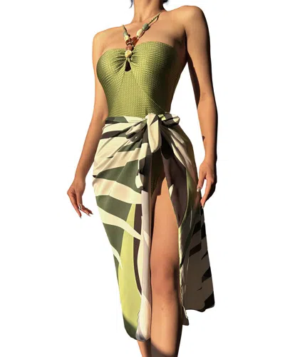 Lily Kim Swimsuit In Green