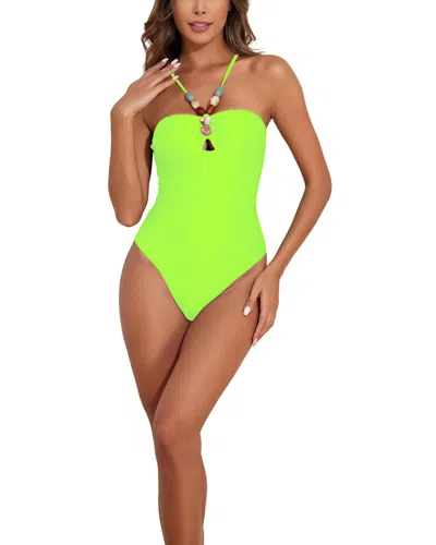 Lily Kim Swimsuit In Green