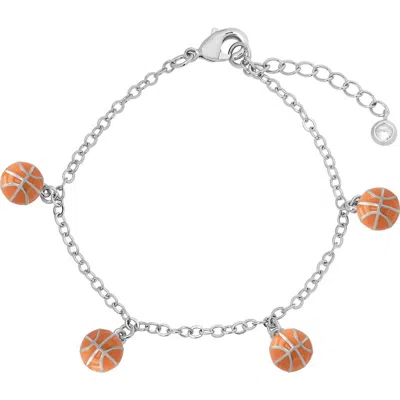 Lily Nily Kids'  3d Basketball Bracelet In Silver