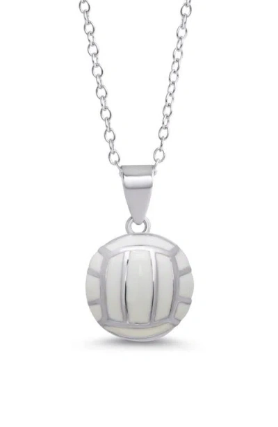 Lily Nily Kids'  3d Volleyball Necklace In Silver