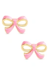 Lily Nily Bow Stud Earrings In Gold