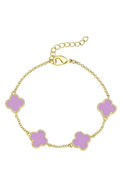 Lily Nily Kids' Clover Bracelet In Gold