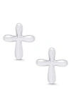 Lily Nily Kids' Cross Stud Earrings In Silver