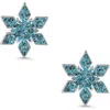 Lily Nily Kids' Crystal Snowflake Stud Earrings In Blue