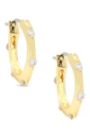 LILY NILY LILY NILY KIDS' CUBIC ZIRCONIA HOOP EARRINGS