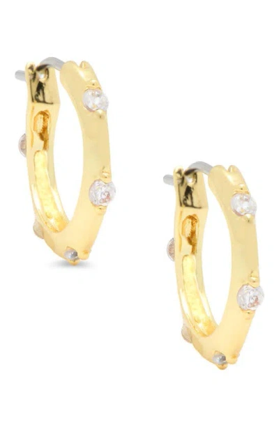 Lily Nily Kids' Cubic Zirconia Hoop Earrings In Gold